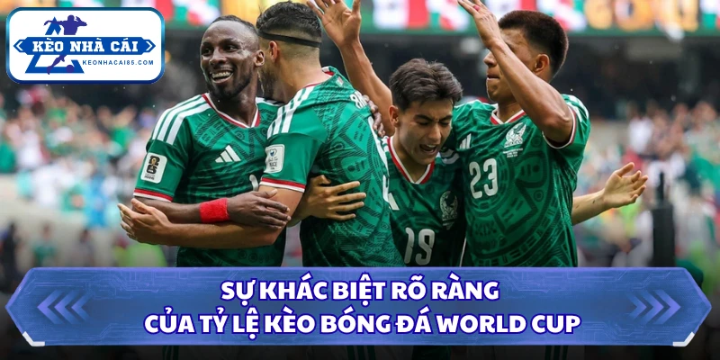 Tỷ Lệ Kèo WORLD CUP - Xem Kèo Chính Xác, Chọn Lựa An Toàn 1 Sự khác biệt rõ ràng của tỷ lệ kèo bóng đá World Cup